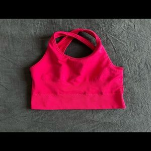 Alphalete Vault Bra - Pink - Size Large